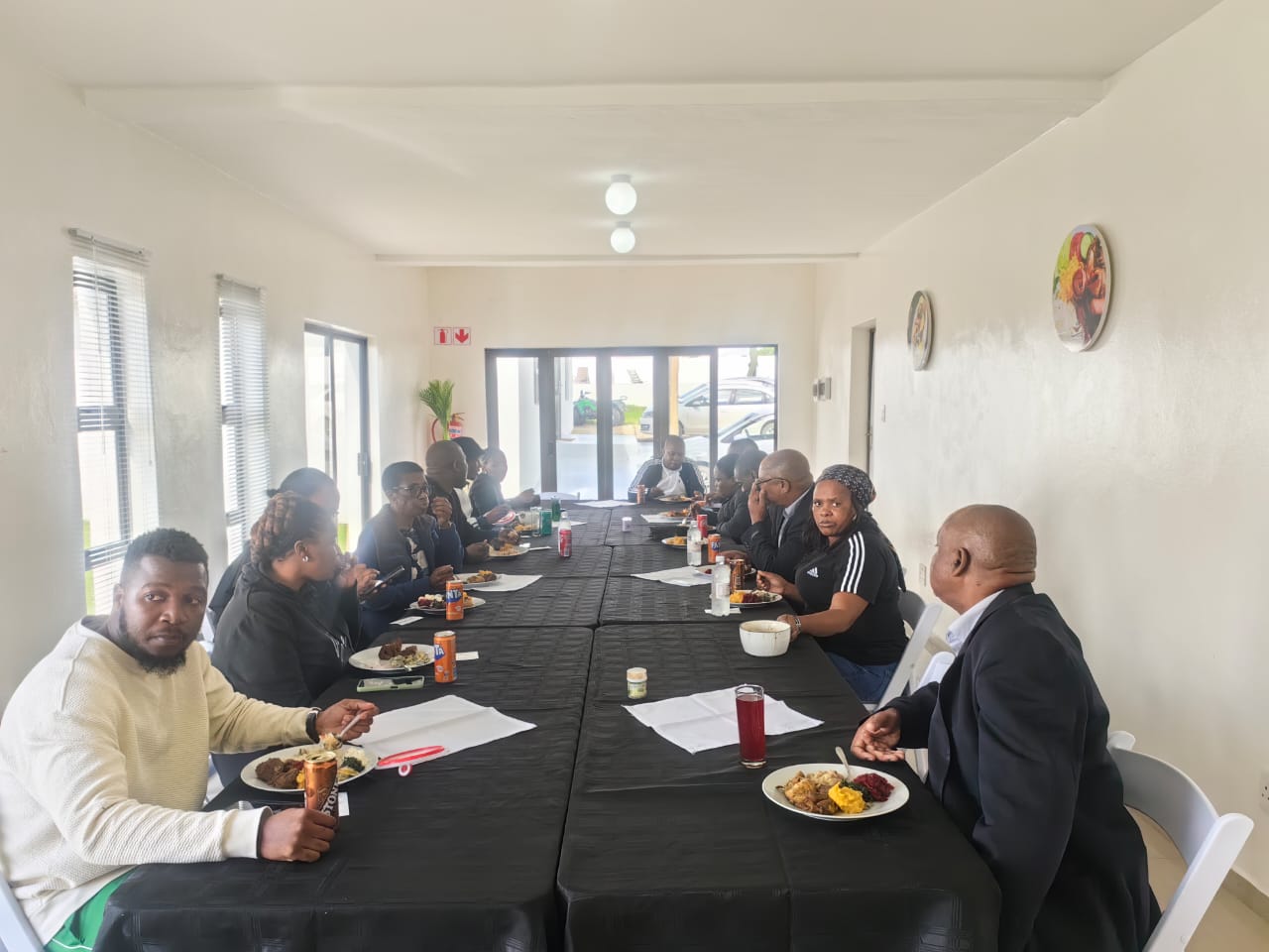 Dining at Ngqamakwe